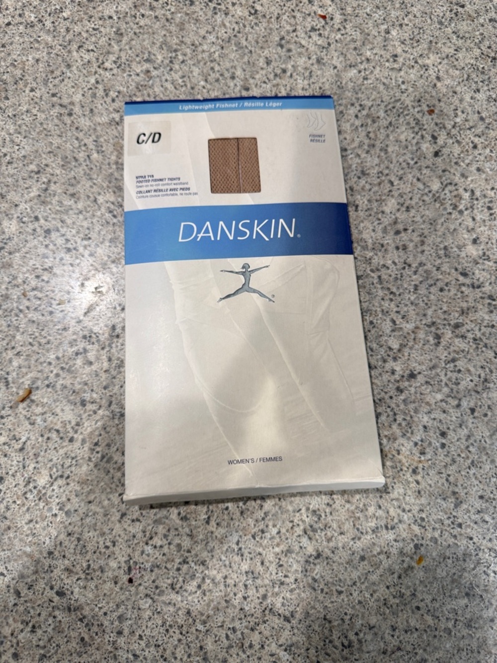 Danskin Fishnet Tights in Tan/Nude